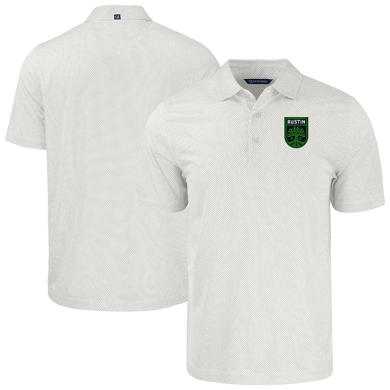 Men's Cutter & Buck Austin FC Big Tall Pike Eco Symmetry Print Stretch Recycled Polo
