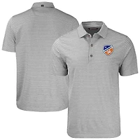 Men's Cutter & Buck Heather FC Cincinnati Big Tall Forge Eco Stripe Stretch Recycled Polo