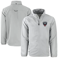 Men's Cutter & Buck D.C. United Big Tall Charter Eco Knit Recycled Full-Zip Hoodie Jacket