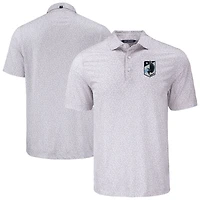 Men's Cutter & Buck  Gray Minnesota United FC Big Tall Pike Eco Flora Print Recycled Polo