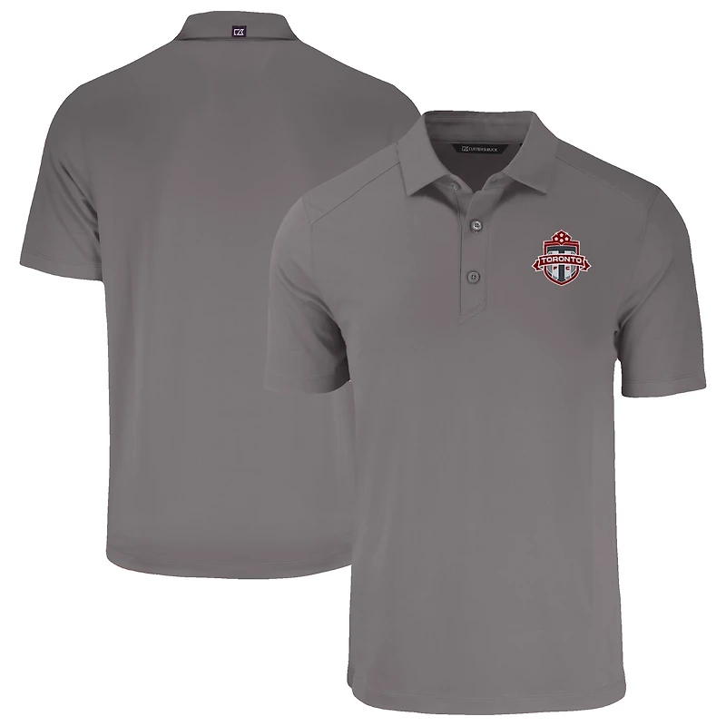 Men's Cutter & Buck  Gray Toronto FC Big Tall Forge Eco Stretch Recycled Polo