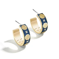 WEAR By Erin Andrews x BaubleBar Chicago Cubs Enamel Hoop Earrings