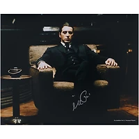 Al Pacino The Godfather Autographed 16" x 20" Sitting In Chair Photograph