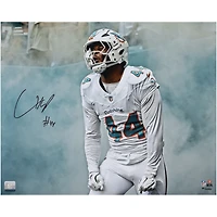 Chop Robinson Miami Dolphins Autographed "16 x 20" Entrance with Smoke Photograph