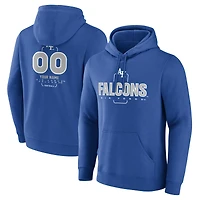 Men's Royal Air Force Falcons Personalized Name & Number Midfielder Pullover Hoodie