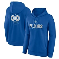 Women's Royal Air Force Falcons Personalized Name & Number Midfielder Pullover Hoodie