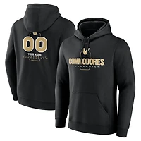 Men's Black Vanderbilt Commodores Personalized Name & Number Midfielder Pullover Hoodie