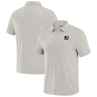 Men's J. Palmer  Cream Alabama Crimson Tide Four Down Polo