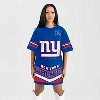 Women's Gameday Couture Royal New York Giants Perfect Score Vintage T-Shirt Dress