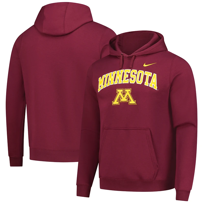 Men's Nike Maroon Minnesota Golden Gophers Club Pullover Hoodie