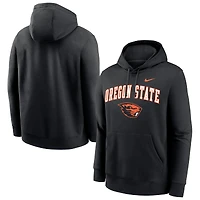 Men's Nike Black Oregon State Beavers Club Pullover Hoodie