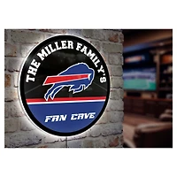 Buffalo Bills Personalized 23" Round LED Wall Sign