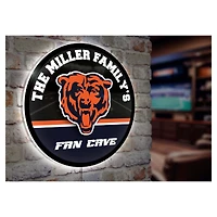 Chicago Bears Personalized 23" Round LED Wall Sign