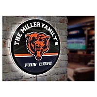 Chicago Bears Personalized 23" Round LED Wall Sign