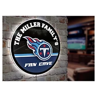 Tennessee Titans Personalized 23" Round LED Wall Sign