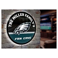 Philadelphia Eagles Personalized 23" Round LED Wall Sign