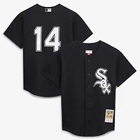 Men's Mitchell & Ness Paul Konerko Black Chicago White Sox Authentic Batting Practice Jersey