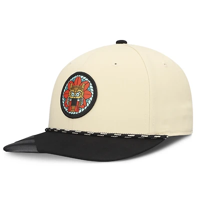 Men's Tan/Black Formula 1 2025 Mexico Grand Prix Slick Snapback Hat