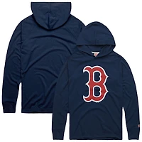 Men's Homage Navy Boston Red Sox Lightweight Raglan Tri-Blend Pullover Hoodie