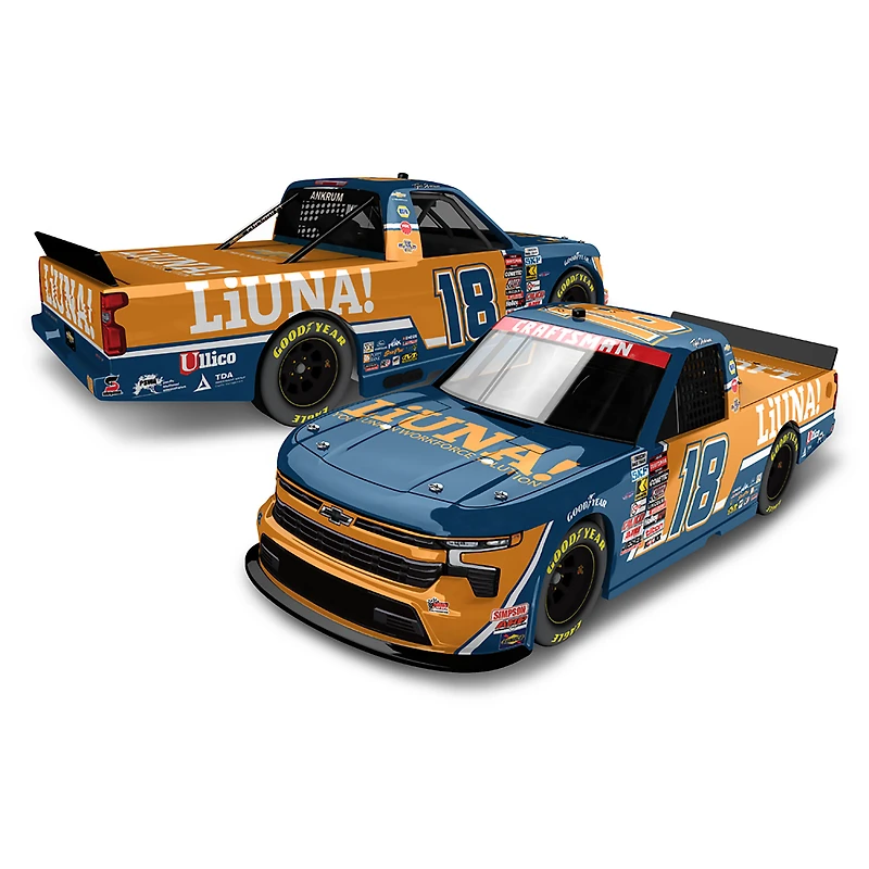 Action Racing Tyler Ankrum 2024 #18 LiUNA! NASCAR Craftsman Truck Series 1:24 Regular Paint Die-Cast Chevrolet Silverado