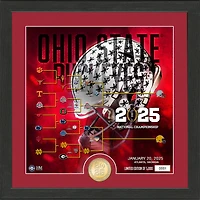 Highland Mint Ohio State Buckeyes College Football Playoff 2025 National Championship Game 13" x 13" Bronze Coin Photo Mint