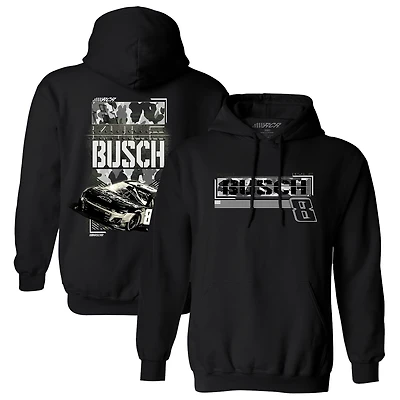 Men's Richard Childress Racing Team Collection Black Kyle Busch Camo Car Pullover Hoodie