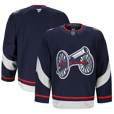 Men's Fanatics  Navy Columbus Blue Jackets 2025 NHL Stadium Series Authentic Pro Jersey