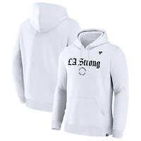 Unisex Fanatics  White Los Angeles Golf Club LA Strong Premium Fleece Pullover Hoodie