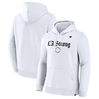 Unisex Fanatics  White Los Angeles Golf Club LA Strong Premium Fleece Pullover Hoodie