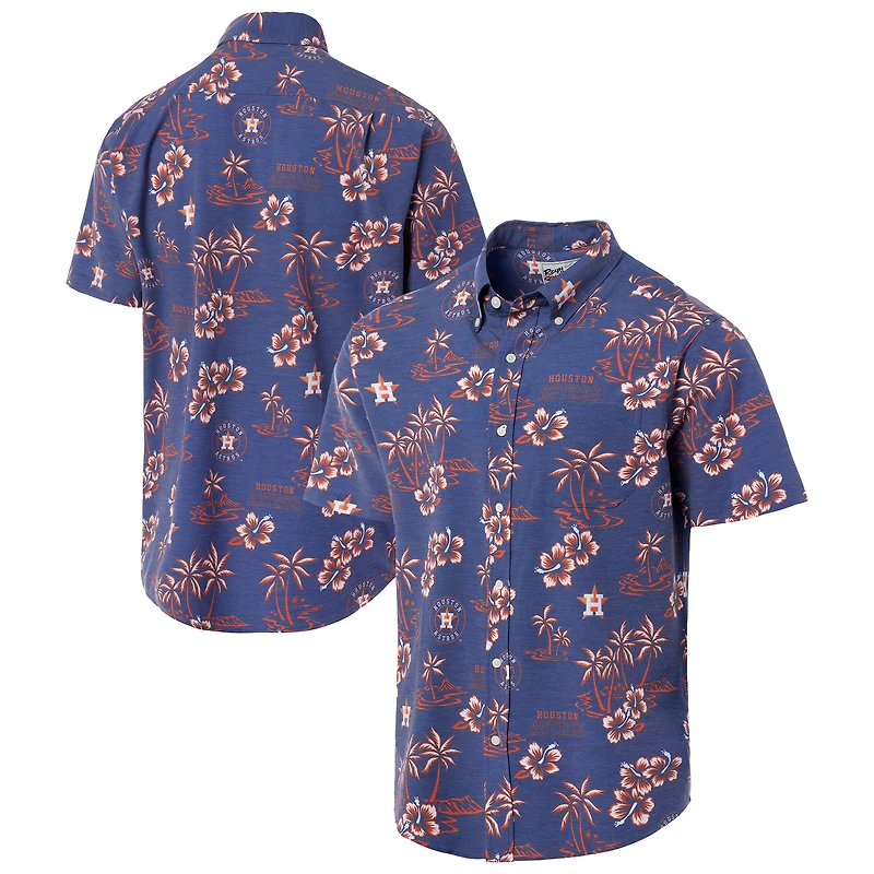 Men's Reyn Spooner  Navy Houston Astros Kekai Performance Button-Up Top