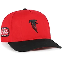 Men's '47 Red/Black Atlanta Falcons 1966 Throwback Collection Sure Shot Hitch Adjustable Hat