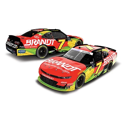 Action Racing Justin Allgaier 2025 #7 Brandt NASCAR Xfinity Series 1:24 Autographed Die-Cast Chevrolet Camaro