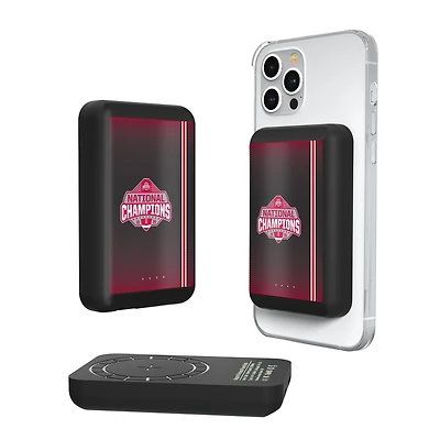 Keyscaper Ohio State Buckeyes College Football Playoff 2024 National Champions Wireless Magnetic Power Bank