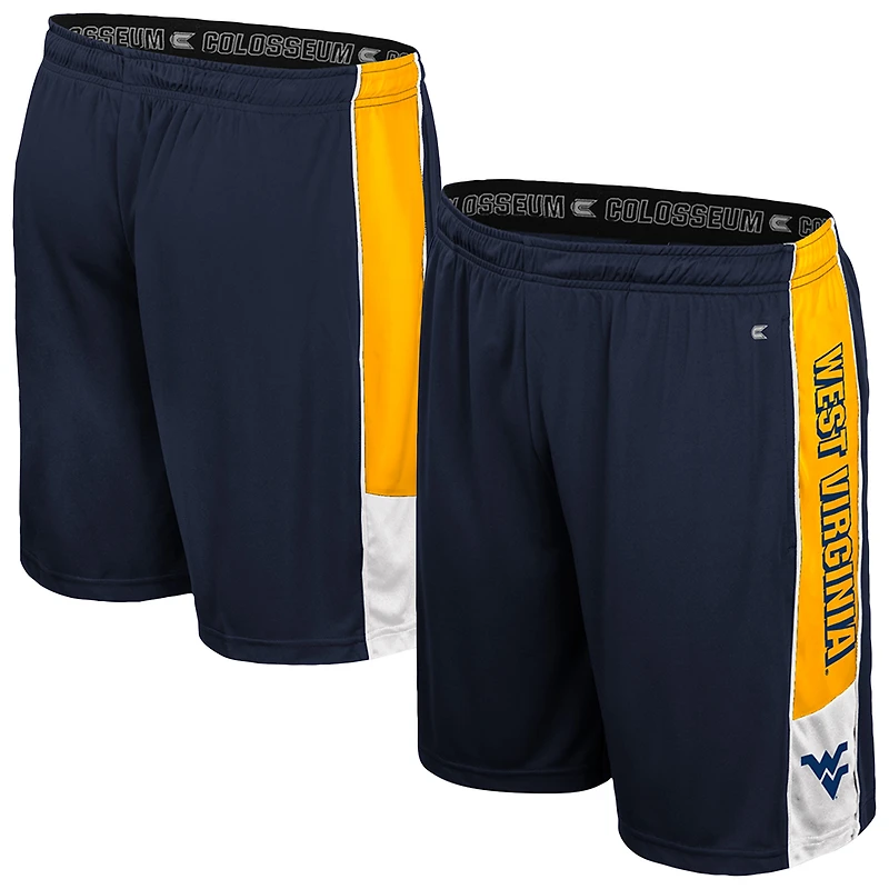 Men's Colosseum Navy West Virginia Mountaineers Quantum Shorts