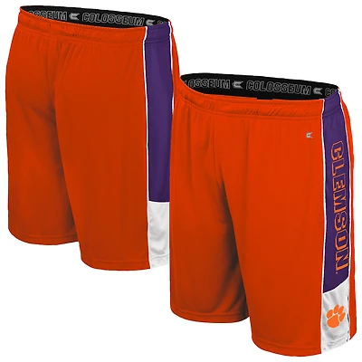 Men's Colosseum Orange Clemson Tigers Quantum Shorts
