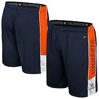 Men's Colosseum Navy Virginia Cavaliers Quantum Shorts
