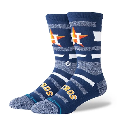 Unisex Stance  Houston Astros Squeeze Tri-Blend Knit Crew Socks