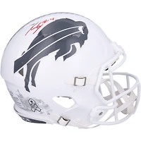 James Cook Buffalo Bills Autographed Riddell 2024 Salute To Service Speed Authentic Helmet