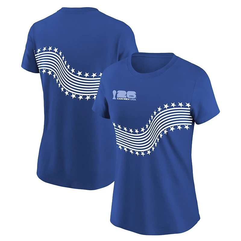 Women's Blue FIFA World Cup 2026 Host Sublimated Top