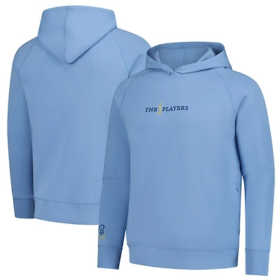Men's Barstool Golf Light Blue THE PLAYERS Performance Layering Pullover Hoodie