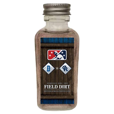 Quad Cities River Bandits vs. Cedar Rapids Kernels 2022 MiLB at Field of Dreams Game-Used Dirt Jar