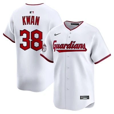 Men's Nike Steven Kwan White Cleveland Guardians Home Limited Player Jersey