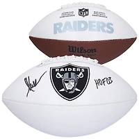 Marcus Allen Oakland Raiders Autographed Wilson White Panel Football with "HOF 03" Inscription