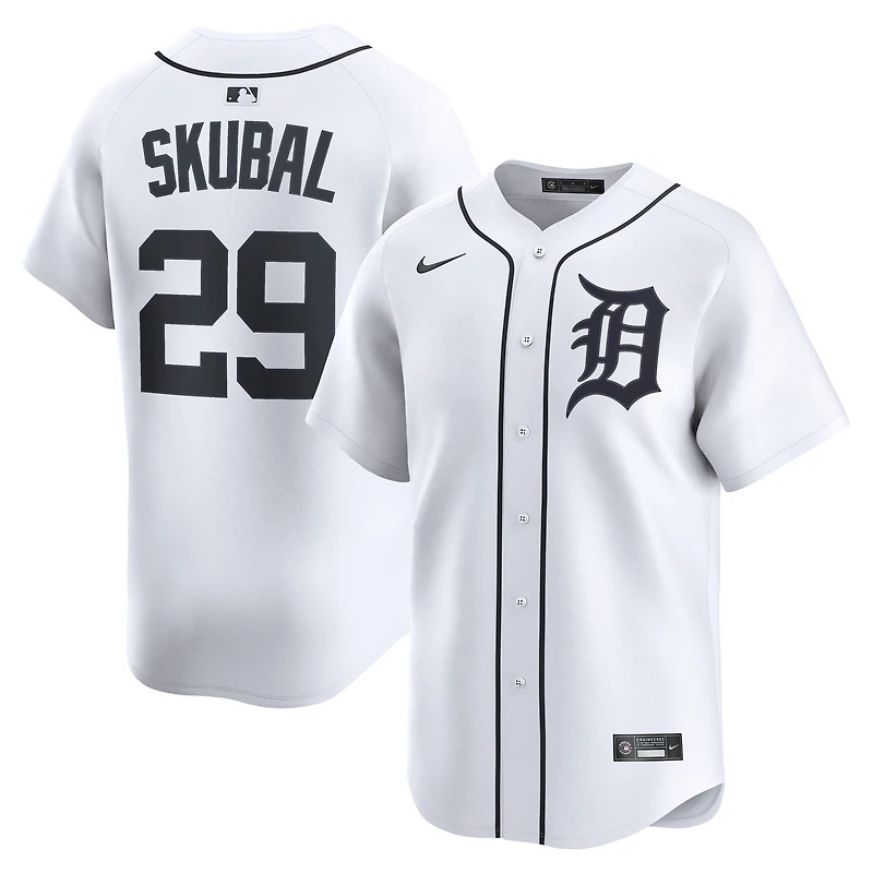Men's Nike Tarik Skubal White Detroit Tigers Home Limited Player Jersey