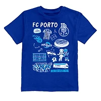 Toddler Vive La Fete  Blue FC Porto Impressions Artwork T-Shirt