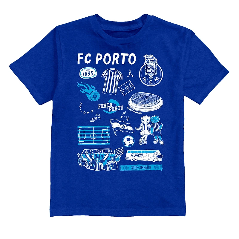 Toddler Vive La Fete Blue FC Porto Impressions Artwork T-Shirt