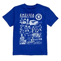 Toddler Vive La Fete  Blue Chelsea Impressions Artwork T-Shirt