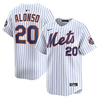 Men's Nike Pete Alonso White New York Mets Home Limited Jersey