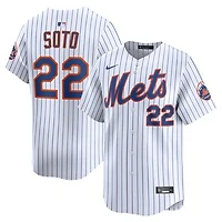 Men's Nike Juan Soto White New York Mets Home Limited Jersey