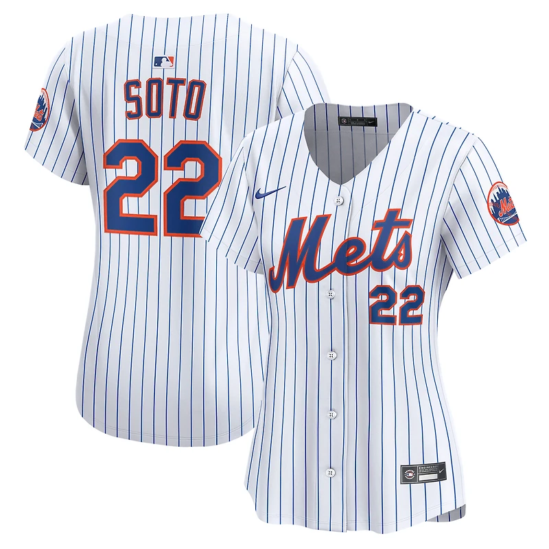 Women's Nike Juan Soto White New York Mets Home Limited Jersey